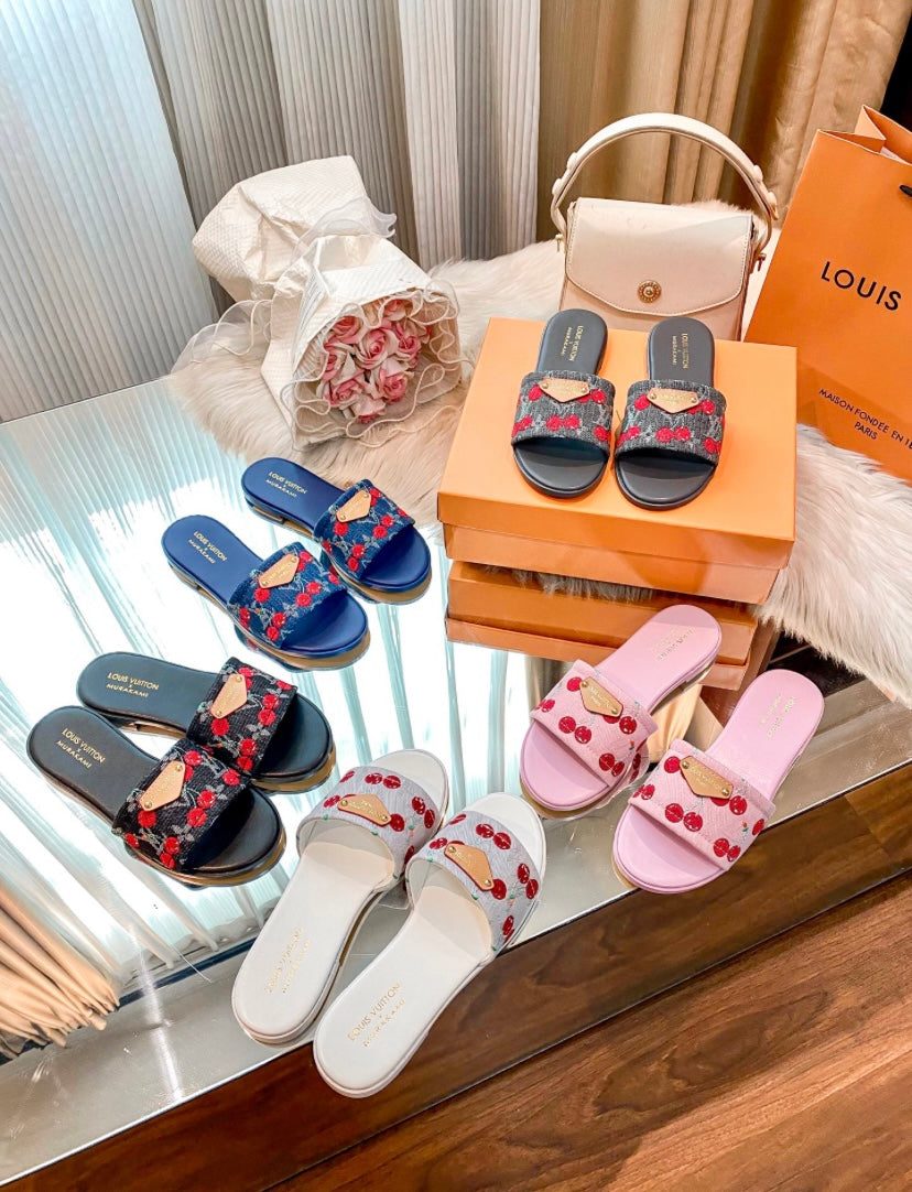 LV Cherry Sandals
